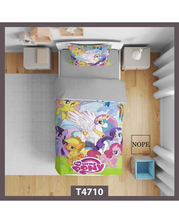 روتختی کودک یک نفره 5 تکه نوپه هوم Nopehome طرح پونی کد T4710