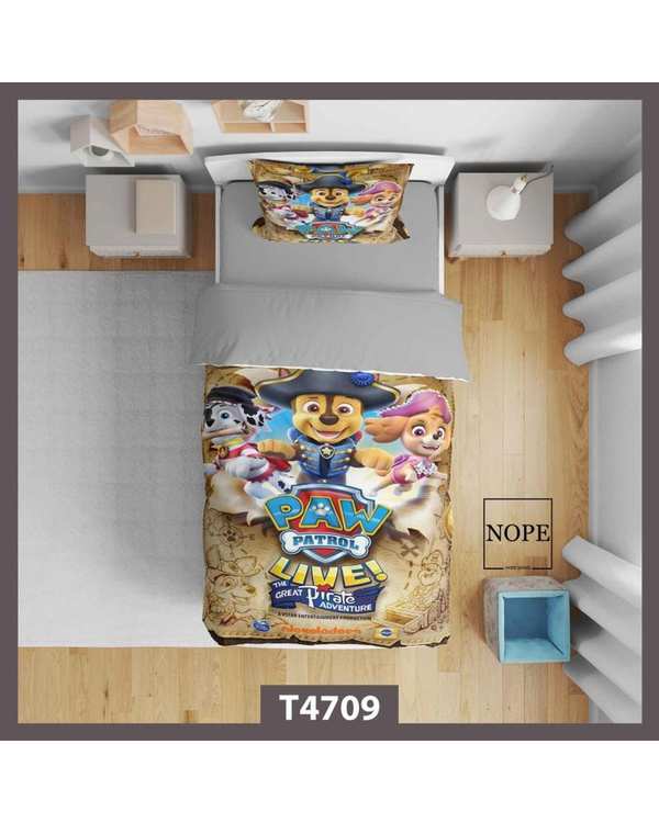 روتختی کودک یک نفره 5 تکه نوپه هوم Nopehome طرح پاپاترول کد T4709