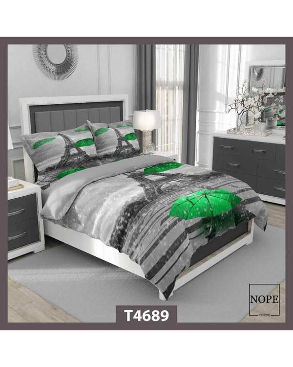 روتختی یک نفره 5 تکه نوپه هوم Nopehome طرح ایفل و چتر کد T4689