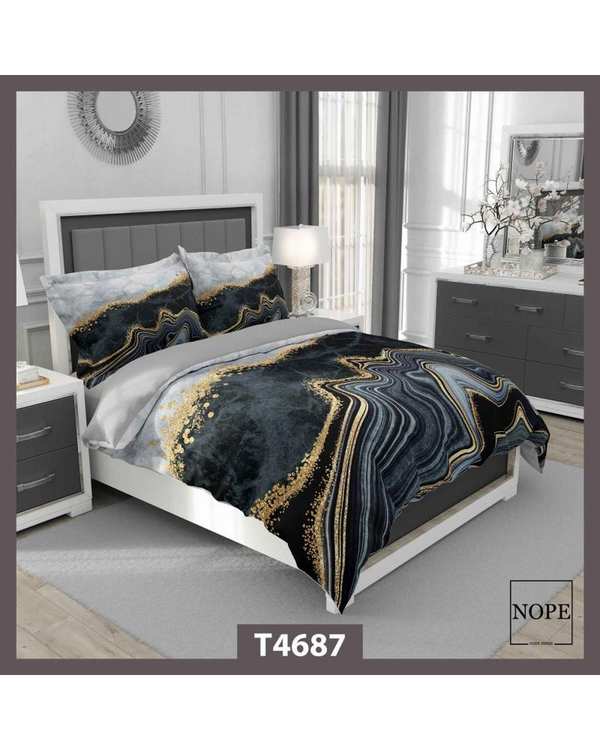 روتختی یک نفره 5 تکه نوپه هوم Nopehome طرح ماربل کد T4687