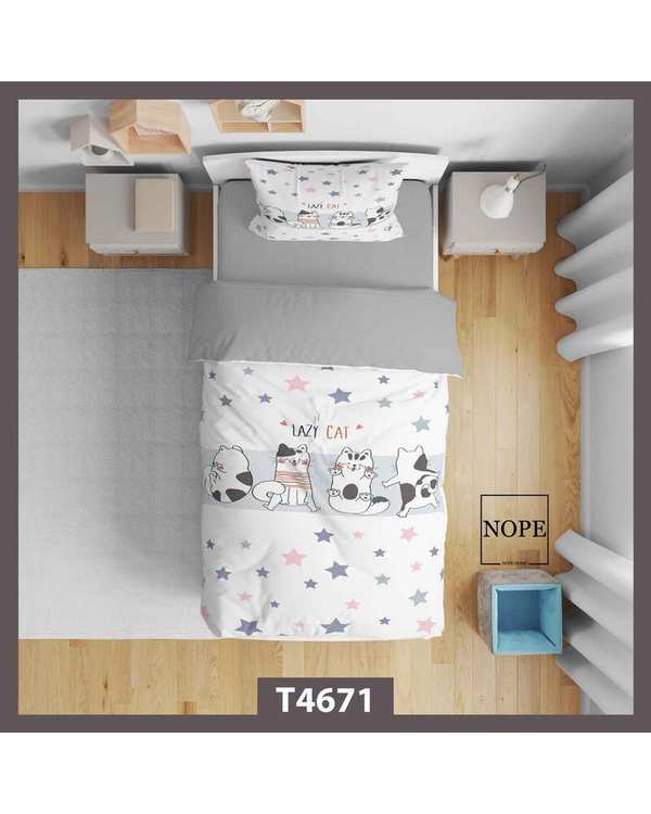 روتختی کودک یک نفره 5 تکه نوپه هوم Nopehome طرح دختر کد T4671