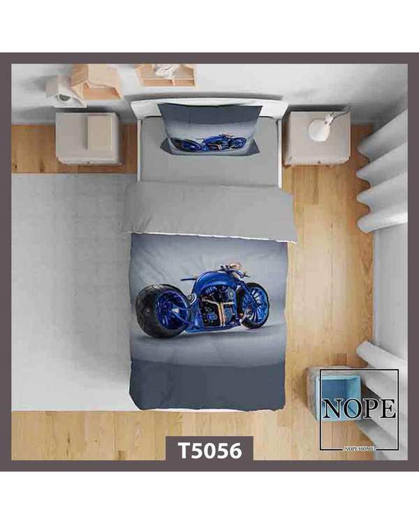 روتختی کودک یک نفره 5 تکه نوپه هوم Nopehome طرح موتور مسابقه ای کد T5056