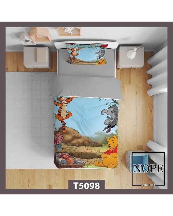 روتختی کودک یک نفره 5 تکه نوپه هوم Nopehome طرح پونی کد T5098