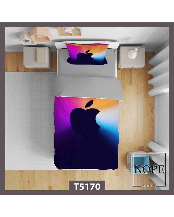 روتختی کودک یک نفره 5 تکه نوپه هوم Nopehome طرح اپل کد T5170