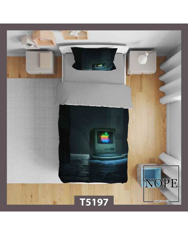 روتختی کودک یک نفره 5 تکه نوپه هوم Nopehome طرح اپل کد T5197