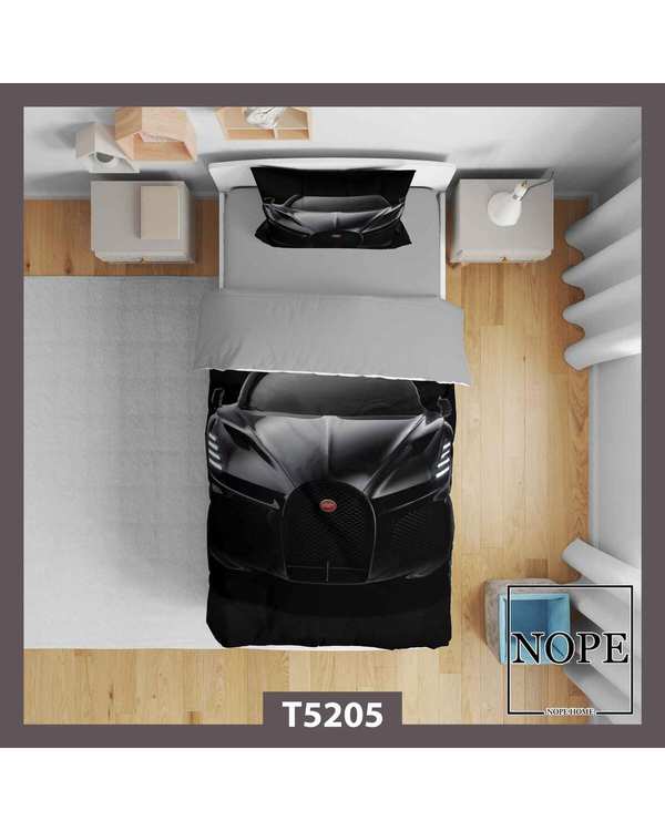 روتختی کودک یک نفره 5 تکه نوپه هوم Nopehome طرح ماشین کد T5205