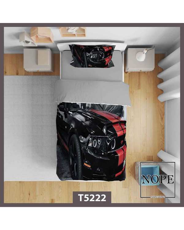 روتختی کودک یک نفره 5 تکه نوپه هوم Nopehome طرح ماشین کد T5222