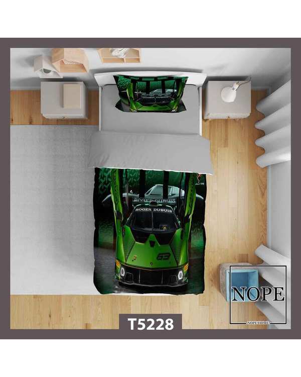 روتختی کودک یک نفره 5 تکه نوپه هوم Nopehome طرح ماشین کد T5228