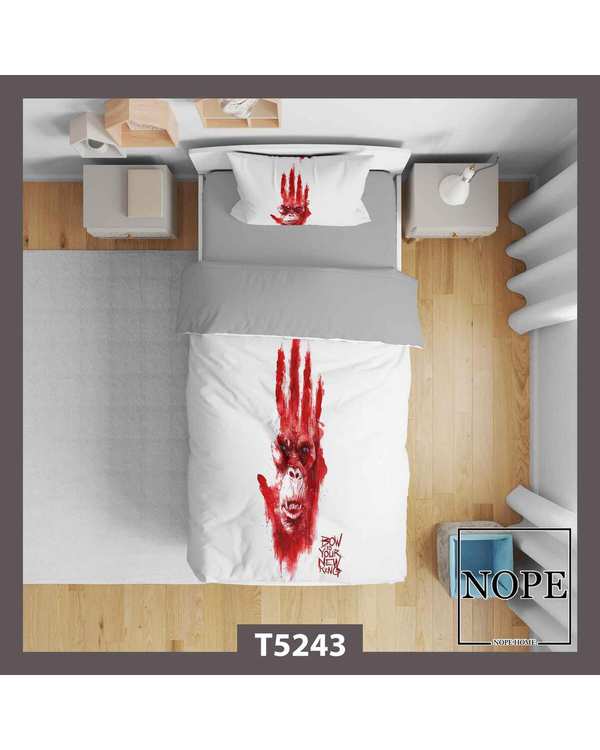 روتختی کودک یک نفره 5 تکه نوپه هوم Nopehome طرح پنجه کد T5243