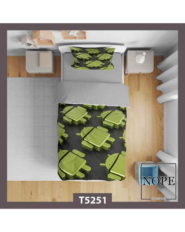 روتختی کودک یک نفره 5 تکه نوپه هوم Nopehome طرح اندروید کد T5251