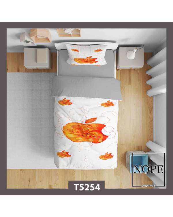 روتختی کودک یک نفره 5 تکه نوپه هوم Nopehome طرح اپل کد T5254