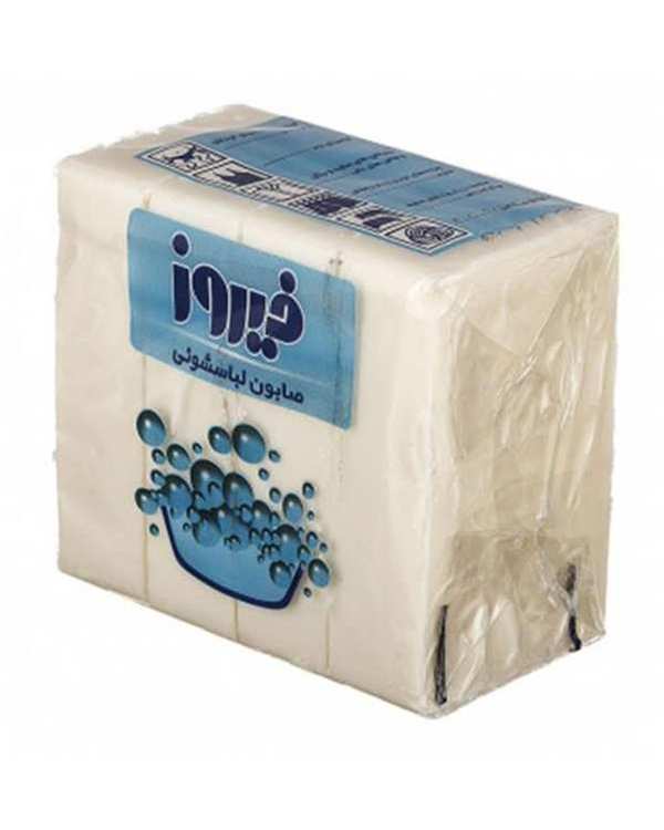 صابون لباسشویی 480 گرمی فیروز Firooz بسته 4 عددی - تصویر 2