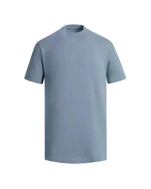 تی شرت مردانه یقه گرد آبی کروم Corum مدل 2410604