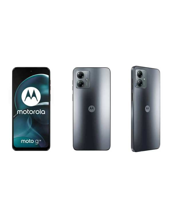 گوشی موبایل موتورولا مدل Moto G14 دو سیم کارت ظرفیت 128 گیگابایت و رم 4 گیگابایت خاکستری - تصویر 5