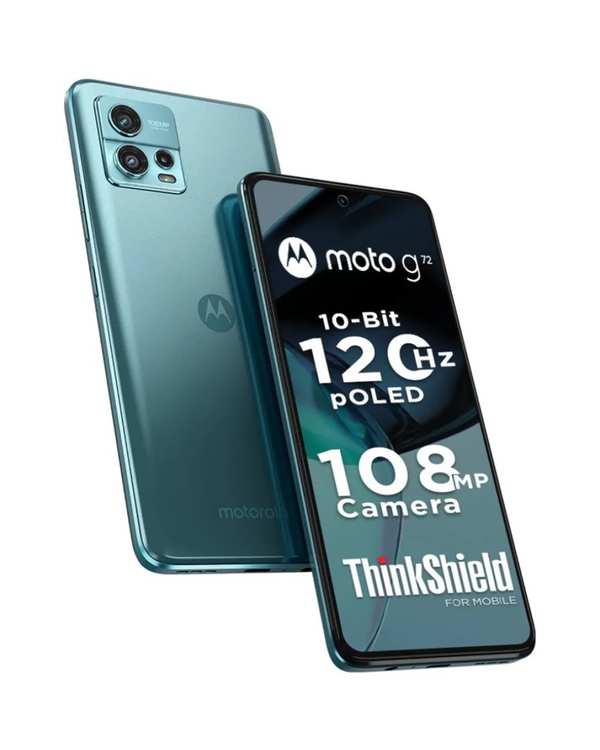 گوشی موبایل موتورولا مدل Moto G72 دو سیم کارت ظرفیت 128 گیگابایت و رم 8 گیگابایت آبی - تصویر 3