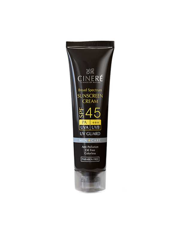 کرم ضد آفتاب مردانه SPF45 سینره Cinere حجم 50ml