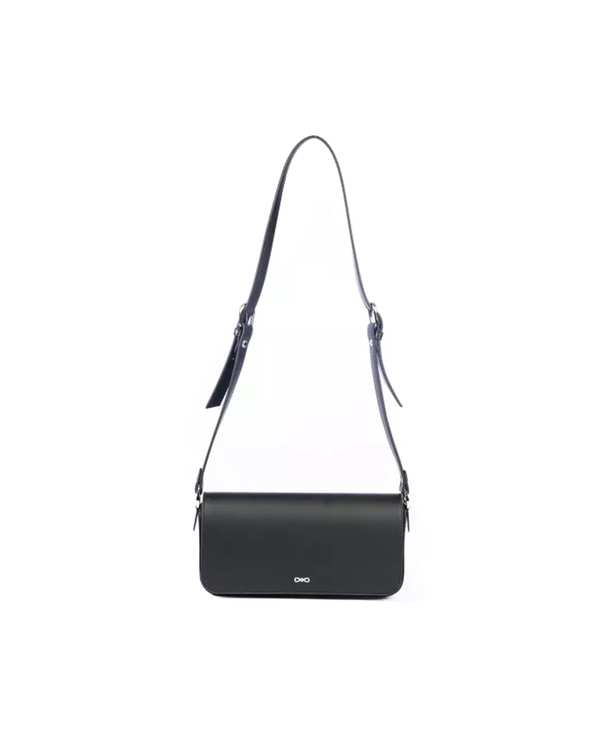 کیف چرم زنانه دوشی مشکی صاد Saad مدل  AY10603