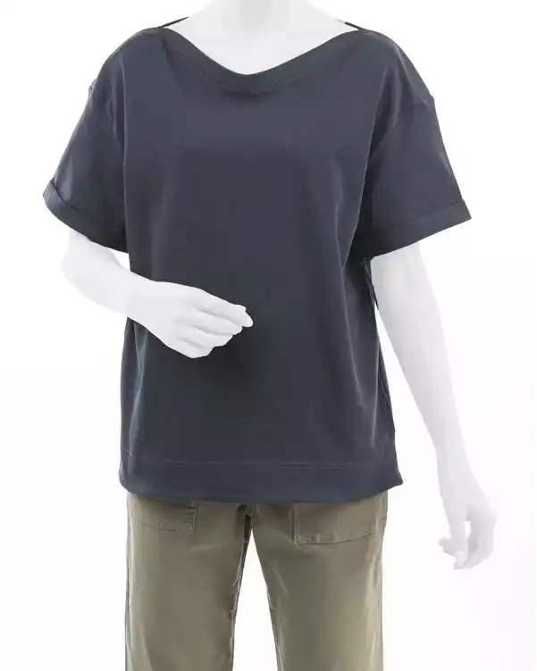 تی شرت زنانه سرمه ای ریس Rees کد 1060034-16