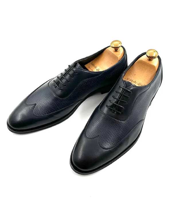 کفش چرم مردانه رسمی هشترک دست دوز میخچی Mikhchi Leather مدل M112 - تصویر 4