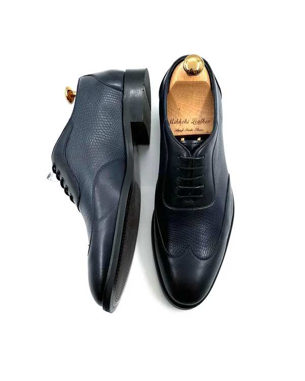 کفش چرم مردانه رسمی هشترک دست دوز میخچی Mikhchi Leather مدل M112 - تصویر 3