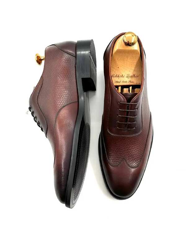کفش چرم مردانه رسمی هشترک دست دوز میخچی Mikhchi Leather مدل M112 - تصویر 3
