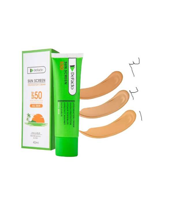 کرم ضد آفتاب رنگی SPF 50 دیفکتو Defacto شماره 02 - تصویر 2