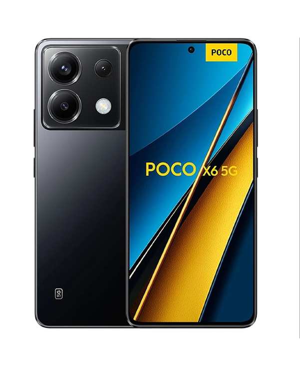 گوشی موبایل شیائومی مدل Poco X6 5G دو سیم کارت ظرفیت 256 گیگابایت و رم 12 گیگابایت مشکی