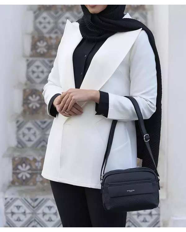 کیف زنانه دوشی مشکی دیوید جونز David Jones مدل A6911-1A