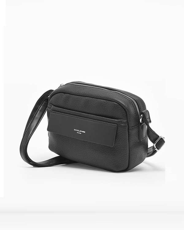 کیف دوشی زنانه کیف زنانه دوشی مشکی دیوید جونز David Jones مدل A6911-1A - تصویر 3