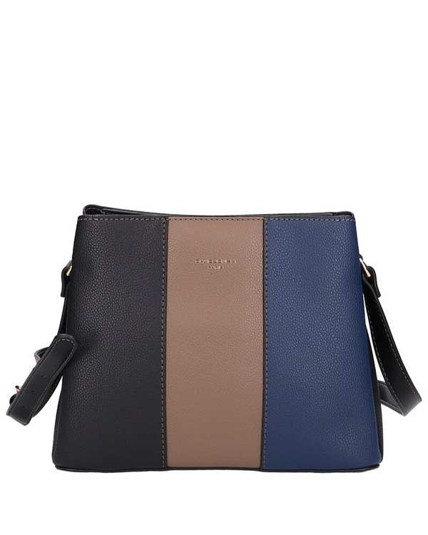 کیف دوشی زنانه کیف زنانه دوشی مشکی دیوید جونز David Jones مدل 1-7012 - تصویر 4
