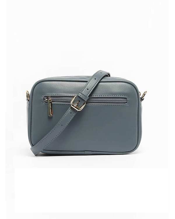 کیف دوشی زنانه کیف زنانه دوشی آبی طوسی دیوید جونز David Jones مدل 1-7019 - تصویر 5
