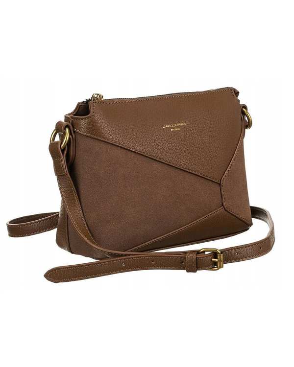کیف دوشی زنانه کیف زنانه دوشی شکلاتی دیوید جونز David Jones مدل 7001-1 - تصویر 5
