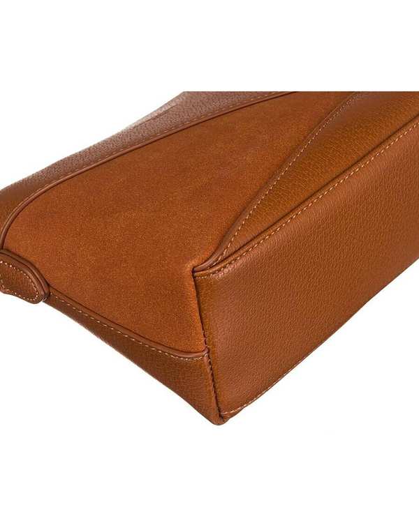 کیف دوشی زنانه کیف زنانه دوشی قهوه ای روشن دیوید جونز David Jones مدل 7001-1 - تصویر 3
