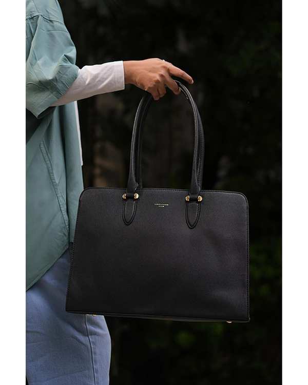 کیف دوشی زنانه کیف زنانه دستی مشکی دیوید جونز David Jones مدل CM6729 - تصویر 4