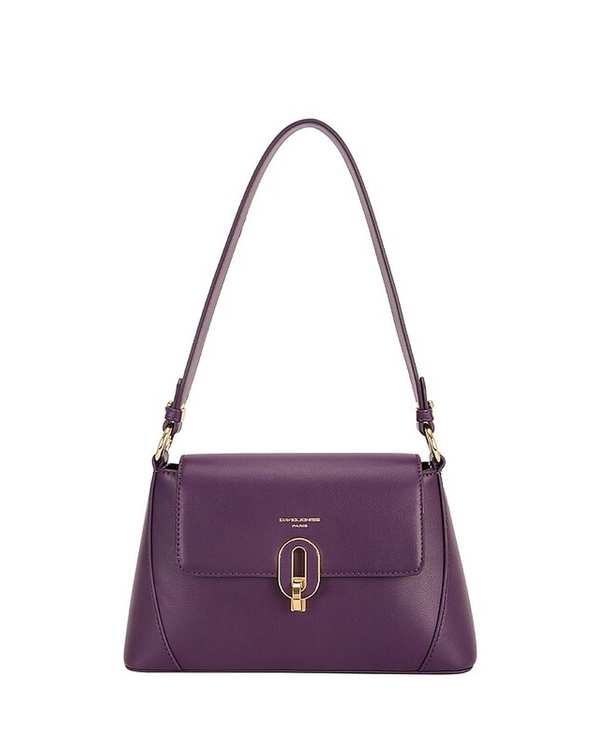 کیف دوشی زنانه کیف زنانه دوشی بنفش دیوید جونز David Jones مدل CM6756 - تصویر 4