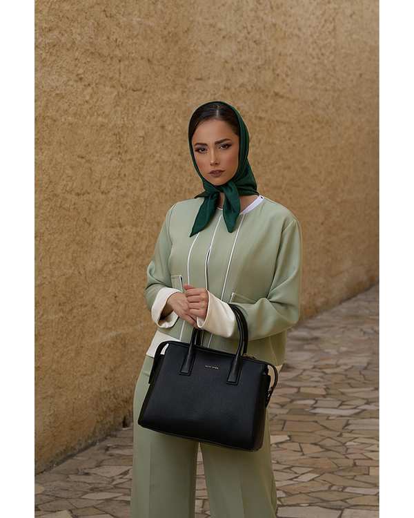 کیف دوشی زنانه کیف زنانه دستی مشکی دیوید جونز David Jones مدل 7021-2 - تصویر 3