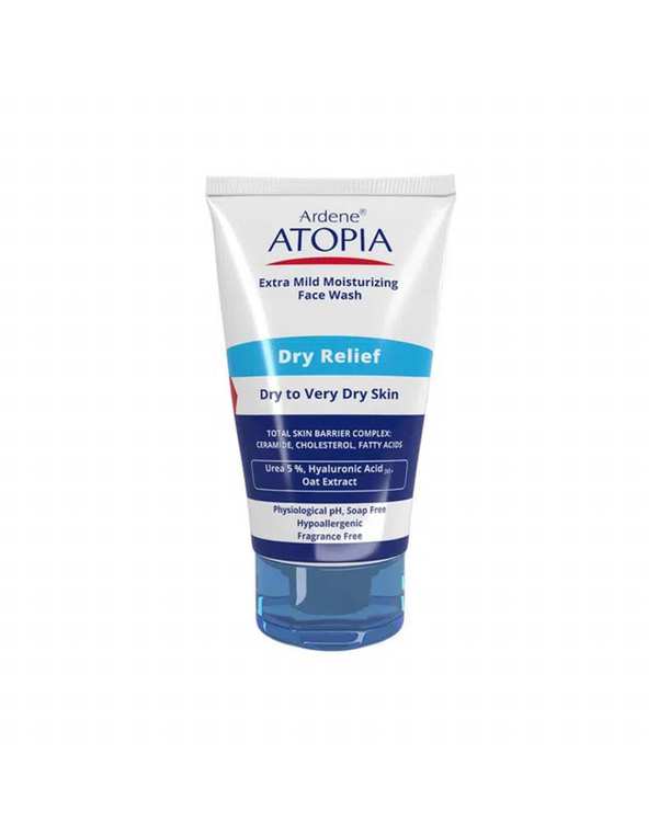 لوسیون شوینده و مرطوب کننده صورت آردن اتوپیا Ardene Atopia مدل Dry Relief حجم 150ml