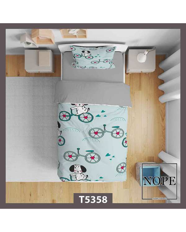 روتختی کودک یک نفره 5 تکه نوپه هوم Nopehome طرح سگ کد T5358