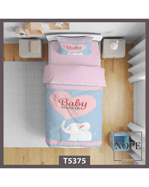 روتختی کودک یک نفره 5 تکه نوپه هوم Nopehome طرح فیل کد T5375