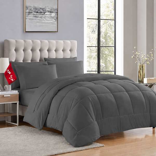 روتختی یک نفره 5 تکه مینیمال طوسی تیره نوپه هوم Nopehome کد 006