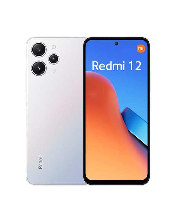 گوشی موبایل شیائومی مدل Redmi 12 دو سیم کارت ظرفیت 128 گیگابایت و رم 8 گیگابایت نقره ای