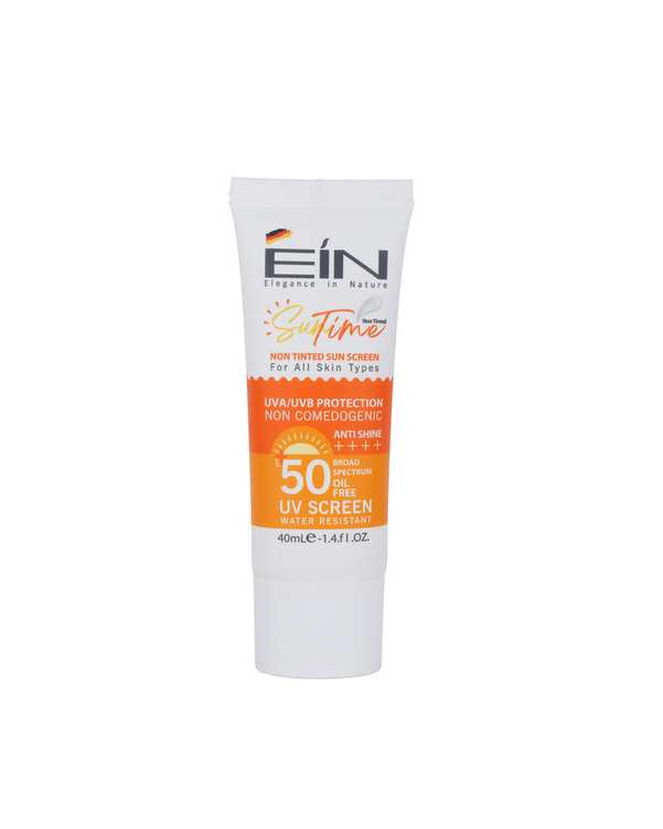 کرم ضد آفتاب بی رنگ SPF50 ای آی ان EIN مدل anti shine مناسب انواع پوست‌ 40ml