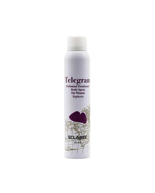 اسپری بدن اسکلاره Sclaree مدل تلگرام حجم 200ml بسته 2 عددی - تصویر 2