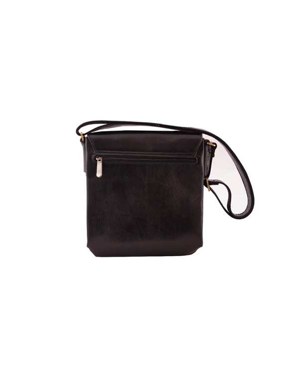 کیف چرم دوشی مشکی چرم بارز Charm Barez مدل DG39 - تصویر 2