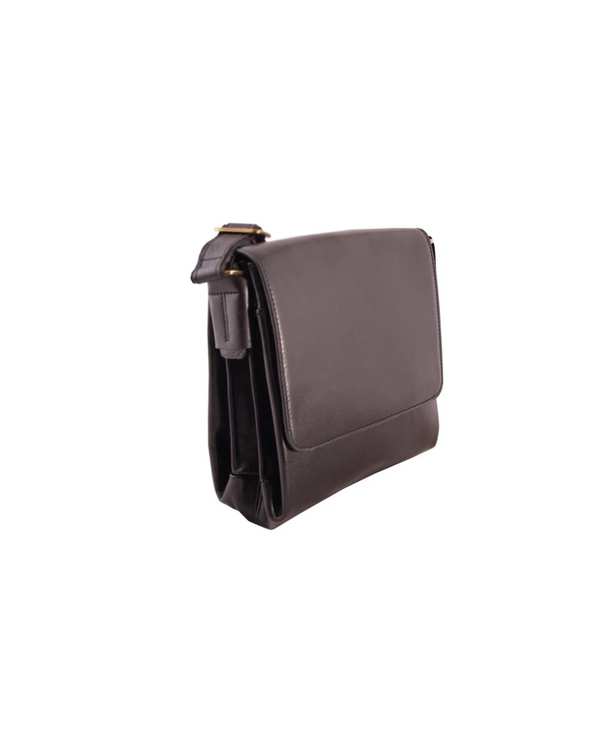 کیف چرم دوشی مشکی چرم بارز Charm Barez مدل DG39 - تصویر 3