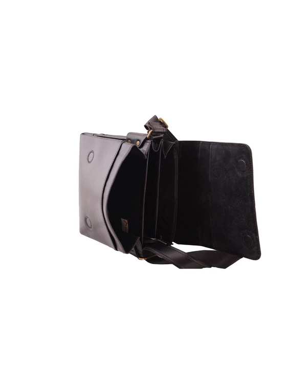 کیف چرم دوشی مشکی چرم بارز Charm Barez مدل DG39 - تصویر 4
