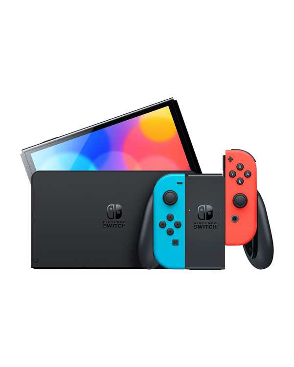 کنسول بازی نینتندو مدل Switch Neon Blue and Neon Red Joy-Con OLED