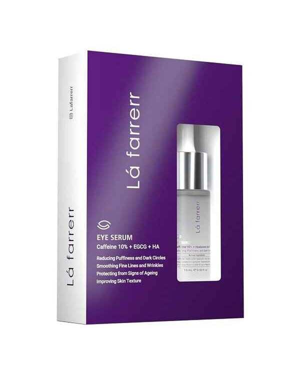 سرم دور چشم لافارر La Farrerr حاوی کافئین و هیالورونیک اسید 15ml - تصویر 3