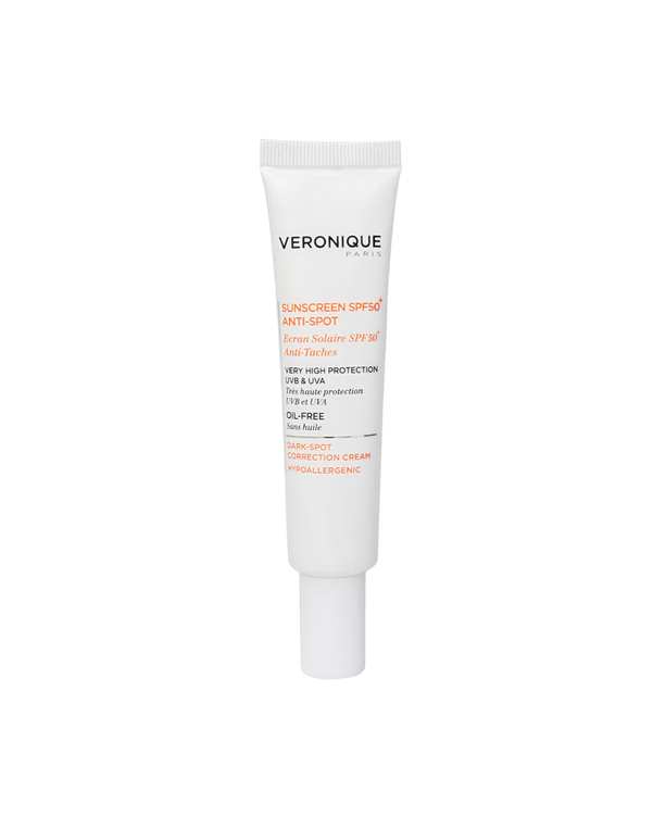 کرم ضد آفتاب و ضد لک بی رنگ فاقد چربی SPF50 ورونیک Veronique حجم 40ml