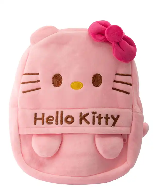 کوله پشتی پولیشی دخترانه نانو صورتی کیدز پرو Kids Pro طرح Hello Kitty